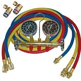 ATD Tools 3687 R134a Brass Manifold Gauge Set
