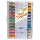 Blue Moon Bead Boutique Bead Box, Multi Color Silver Lined Seed Beads ~ Blue Moon Beads