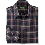Long-Sleeve Patterned Twill Shirt