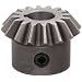 Boston Gear HL146YP Bevel Gear, 1.5:1 Ratio, 0.375" Bore, 16 Pitch, 16 Teeth, Steel