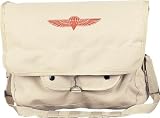 Khaki Israeli Paratrooper Shoulder Bag w/Emblem