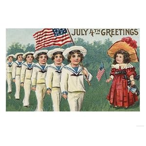 Marching in the 4th of July Parade