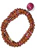 Inspiring Love and Devotion- Prayer Mala Beads Pink Jade Rudraksha Japa Mala Meditation Mala