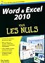 Word et excel 2010 m�gapoche pour les nuls