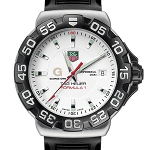 Georgetown University TAG Heuer Watch - Men's Formula 1 with Rubber Strap at M.LaHart