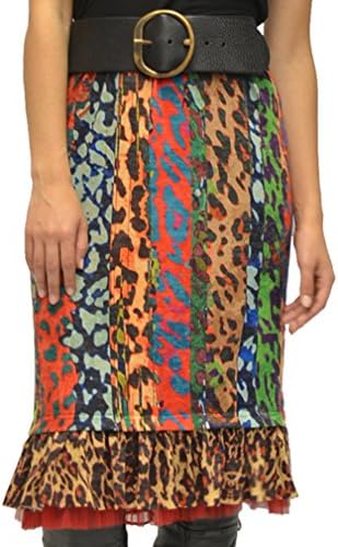 AMMA Design 259H Bold and Wild Printed Skirt