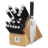 Shun Classic 23-Piece Set with Bamboo Block