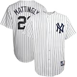 Don Mattingly New York Yankees Majestic Pinstripe Cooperstown Replica Jersey