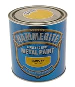 Hammerite 5084874 Metal Paint: Smooth Yellow 250ml: Amazon.co.uk: Car & Motorbike