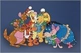 42 Disney Winnie The Pooh & Friends Caroling Lighted Christmas Yard Art