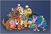 42" Disney Winnie The Pooh & Friends Caroling Lighted Christmas Yard Art