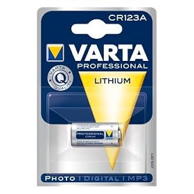 Varta Professional Litium CR123A 3V Battery 6205