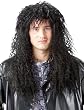 Black Headbanger Wig - Adult Std.