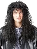 Black Headbanger Wig - Adult Std.