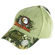 NWT "BIKES AND BEER", FISHING / DEER HUNTING, BOTTLE CAP OPENER * GREEN & CAMO, CAP / HAT * Medium / Large