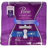Poise Hourglass Pads, Moderate, (Pack of 2) 54-count Each