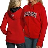 Miami University RedHawks Ladies Red Game Day Full Zip Hoody Sweatshirt