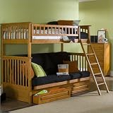 Twin over Futon Atlantic Caramel Latte