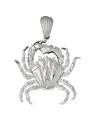 Clevereves 14K White Gold Pendant Crabs 11.6 - Gram(s)