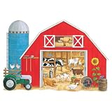 What's in the Big Red Barn? Floor Puzzle