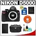Nikon D5000 Digital SLR Camera Body with 16GB Memory Card + Spare EN-EL9 Battery + Case + Cameta Bonus Accessory Kit