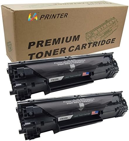 2 Pack Replacement CE278A 78A Black Toner Cartridge for LaserJet Pro M1536dnf and P1606dn Laser Printers
