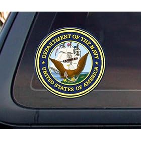 U.S. Navy Department Car Decal / Sticker