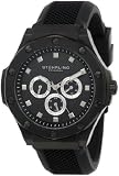 Stuhrling Original Mens 160R.33561 Special Reserve Apocalypse Sport Quartz Multi-function Rubber Strap Watch