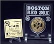 The Highland Mint Boston Red Sox Gold Coin in Archival Etched Acrylic