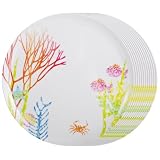 Zak Designs Reef 10-Inch Dinner Plates, Set of 12