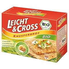 Leicht und Cross Mehrkorn Knusperbrot, 8er Pack (8 x 125 g Packung) - Bio