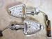 Turn Signals - Super LED - Clear Lenses, Chrome Aluminum Base - Universal Motorcycle ...
