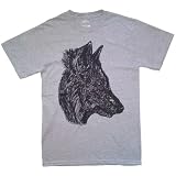 The Harmony Wolf Tee Grey