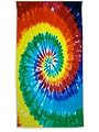 Spiral Tie Dye Beach Towel