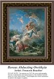 Boreas Abducting Oreithyia, Fine Art Counted Cross Stitch Pattern