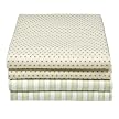 Tiddliwinks Sage Jungle 4-pk. Flannel Blankets