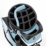 Tour Edge Ladies GeoMax Cart Bag, Purple/White/Black