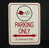 C3 1973-1982 Corvette Parking Only Sign