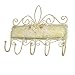 Victorian Rose Wall Hook Key Hanger / Hook - Handmade - Beige