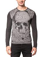 AMERICAN PEOPLE Camiseta Manga Larga Hill (Antracita)