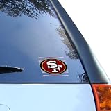SAN FRANCISCO 49ERS 3"x3" WINDOW CLING DECAL