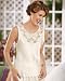 Cinema Etoile Lace Medallion Satin Camisole