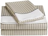 Tommy Hilfiger Lyndhurst 300-Thread Count 100% Cotton Sateen Queen Fitted Sheet