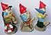 CAS Set of 3 - small GARDEN GNOME Statues on beach Vacation indoor outdoor yard art 7