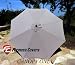 9ft Market Umbrella Replacement Canopy 8 Ribs Taupe (Canopy Only)
