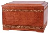 Companion/Oversize Urn- Memory Chest w/ Art Carving