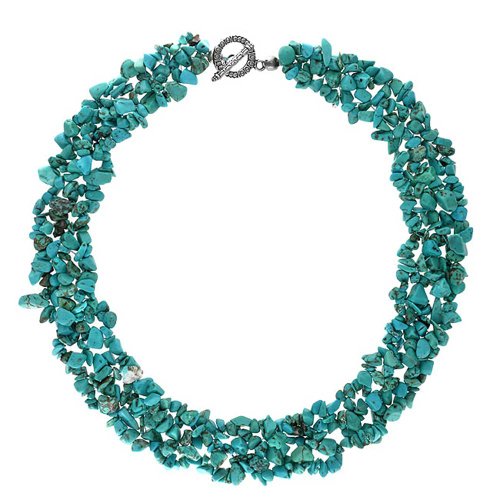 Bling Jewelry Bling Jewelry Multi Strand Gemstone Chips Necklace