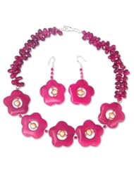 Pearl jewelry set, Daisy Beauty