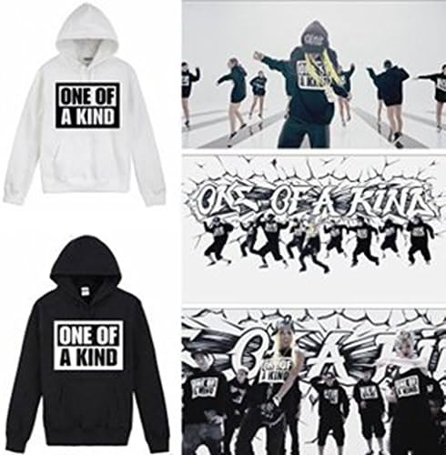 GTU KPOP Bigbang GD FASHION Sweater ONE OF A KIND Pullover Hoodie Fleeces (White, S)