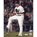 MLB Joba Chamberlain Home Jersey 2008 Celebration Vertical Autographed 8-by-10-Inch Photograph
